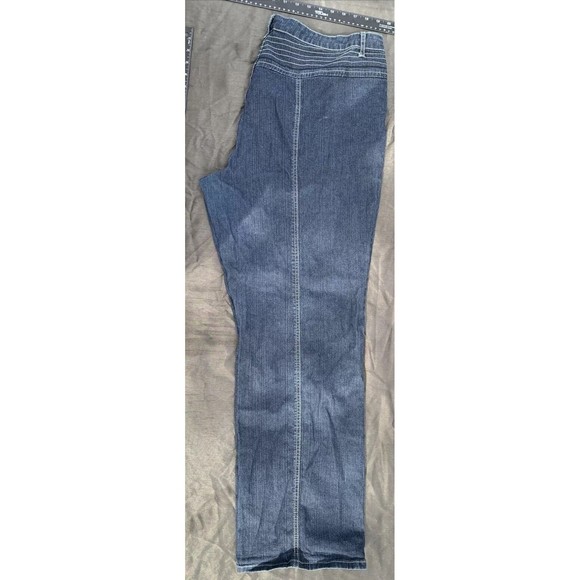 Jamie Nichole Women's Blue Denim Jeans Size 20 2-Pockets Dark Wash - Picture 8 of 10